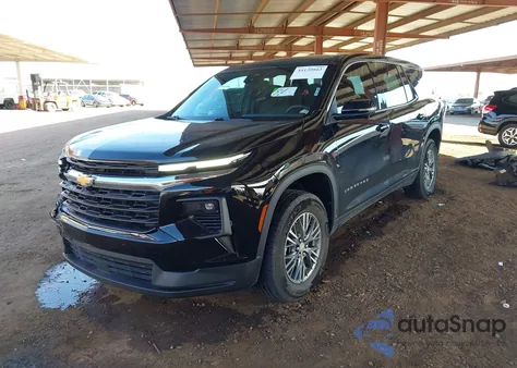 2024 Chevrolet Traverse Fwd Ls из США, поврежденный, VIN 1GNEREKSXRJ231641